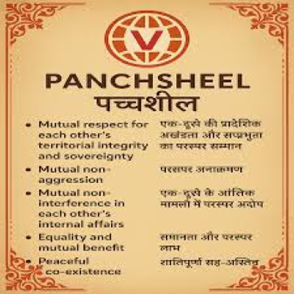 To adopt Panchsheel philosophy